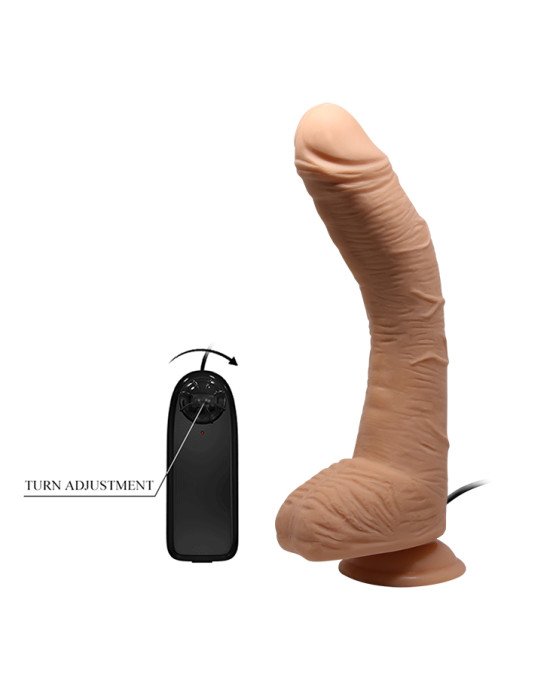 Вібратор - Beautiful Encounter Alex Vibrating Dildo Flesh Вібратор - Beautiful Encounter Alex Vibrating Dildo Flesh
