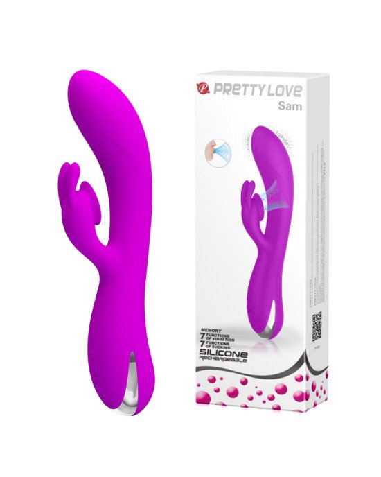 Вібратор - Pretty Love Sam Vibrator Purple Вібратор - Pretty Love Sam Vibrator Purple