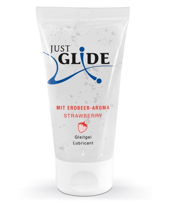 Лубрикант - Just Glide Strawberry, 50 мл Лубрикант - Just Glide Strawberry, 50 мл