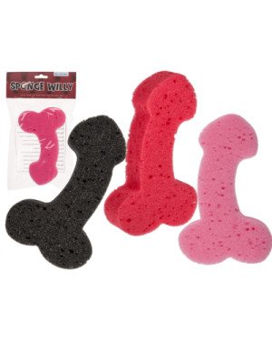 Губка для ванни Sponge Willy Red, 19 см Губка для ванни Sponge Willy Red, 19 см