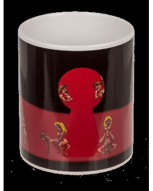 Чашка з термоефектом Stoneware Mug Comic Stripper