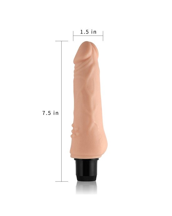 Реалістичний вібратор - Xtreme Feel Vibrator 4 Flesh 7.5