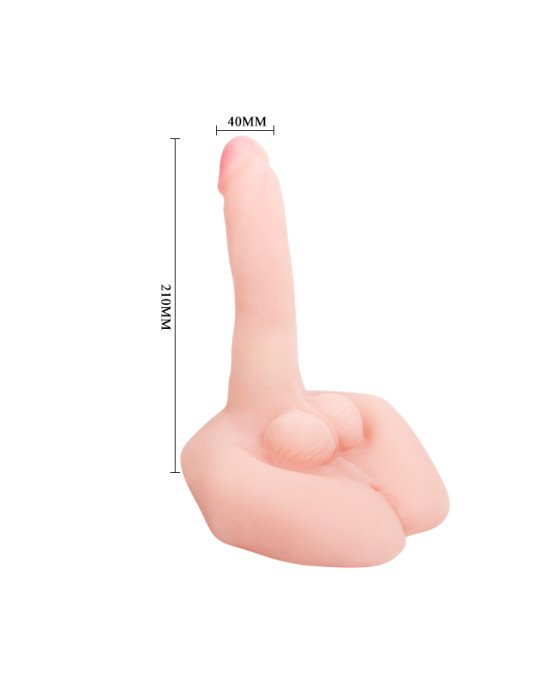 Вібратор - Mr.Big Vibrating & Rotating Cock Flesh Вібратор - Mr.Big Vibrating & Rotating Cock Flesh