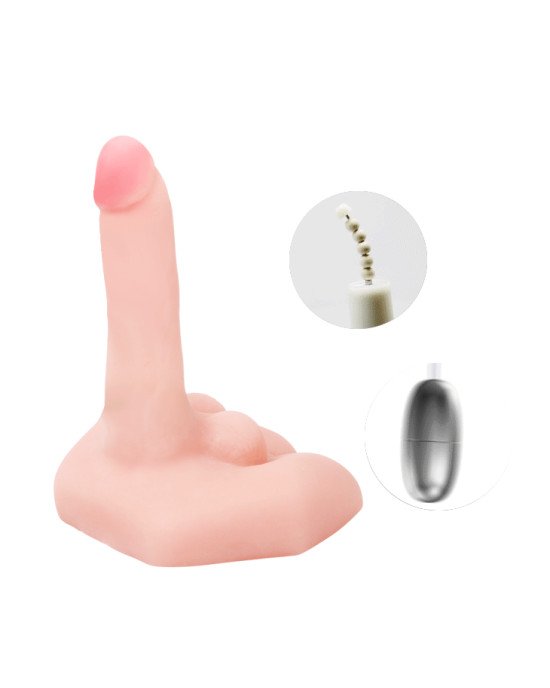 Вібратор - Mr.Big Vibrating & Rotating Cock Flesh Вібратор - Mr.Big Vibrating & Rotating Cock Flesh