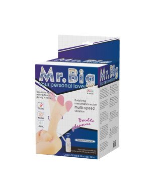 Вібратор - Mr.Big Vibrating & Rotating Cock Flesh Вібратор - Mr.Big Vibrating & Rotating Cock Flesh