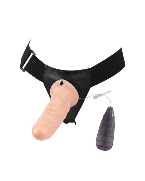 Страпон - Hi-Basic Vibrating Strap-On Harness Flesh Страпон - Hi-Basic Vibrating Strap-On Harness Flesh