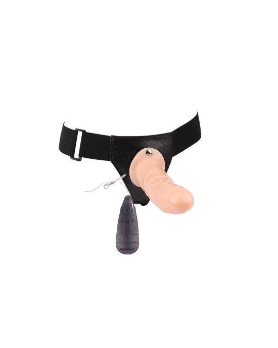 Страпон - Hi-Basic Vibrating Strap-On Harness Flesh Страпон - Hi-Basic Vibrating Strap-On Harness Flesh