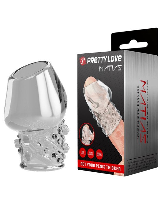 Насадка на член - Pretty Love Matias Penis Thicker Transparent Насадка на член - Pretty Love Matias Penis Thicker Transparent