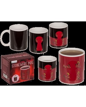 Чашка з термоефектом Stoneware Mug Comic Stripper