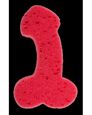 Губка для ванни Sponge Willy Red, 19 см