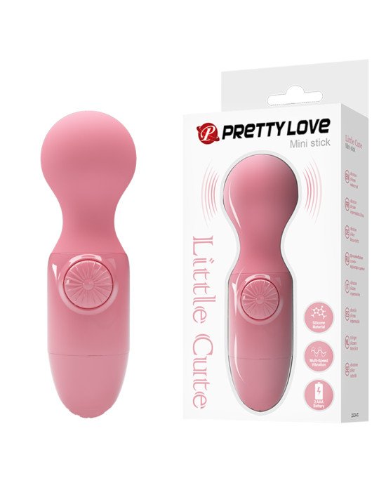 Вібратор - Pretty Love Little Cute Mini Stick Light Pink Вібратор - Pretty Love Little Cute Mini Stick Light Pink
