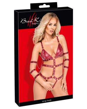 Боді - 2480514 Bad Kitty Strap Body, red M