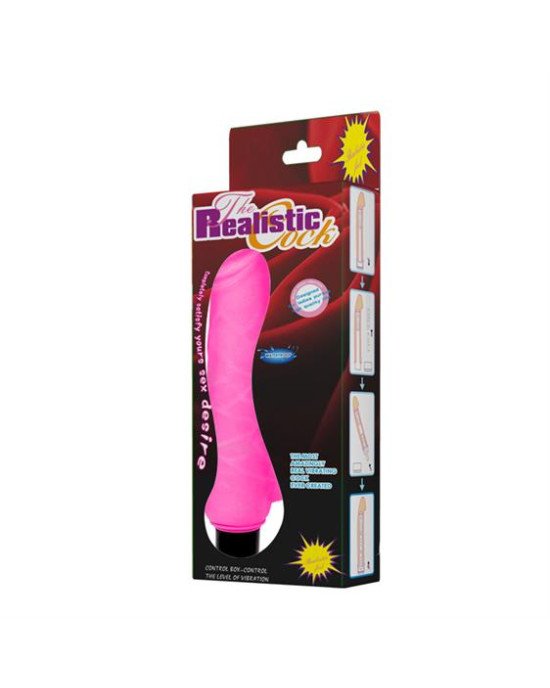 Вібратор - The Realistic Cock Pink, 24 см Вібратор - The Realistic Cock Pink, 24 см