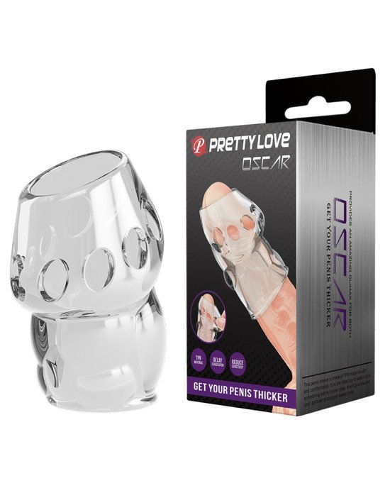 Насадка на член - Pretty Love Oskar Penis Thicker Transparent Насадка на член - Pretty Love Oskar Penis Thicker Transparent