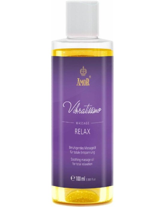 Масажне масло - Vibratissimo Relax з заспокійливим ароматом, 100 мл Масажне масло - Vibratissimo Relax з заспокійливим ароматом, 100 мл