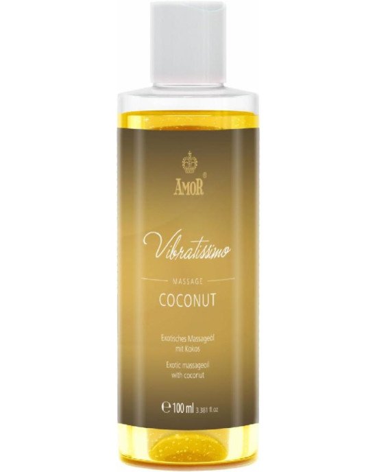 Масажне масло - Vibratissimo Coconut з ароматом кокоса, 100 мл