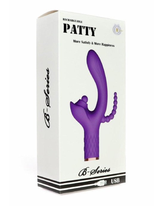 Вібратор - Patty, 7 Vibration Functions, 7 Ball Tapping, USB Вібратор - Patty, 7 Vibration Functions, 7 Ball Tapping, USB