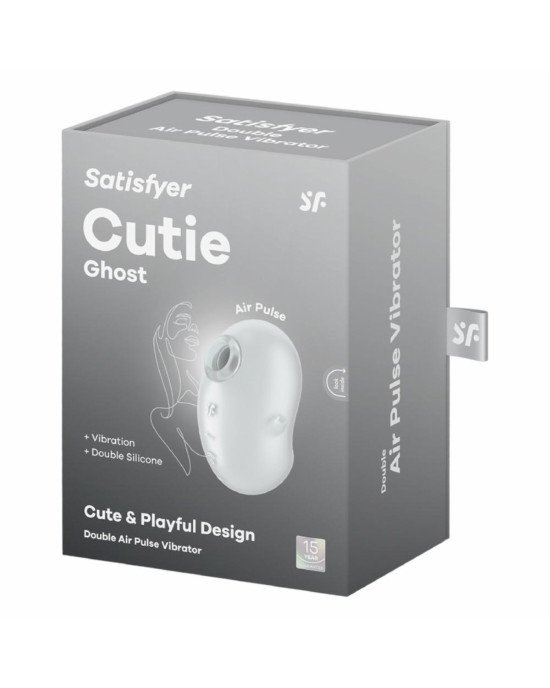 Вакуумний стимулятор - Satisfyer Cutie Ghost White Вакуумний стимулятор - Satisfyer Cutie Ghost White