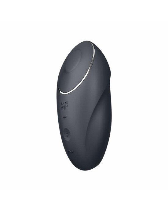 Кліторальний стимулятор - Satisfyer Tap & Climax 1 Grey Кліторальний стимулятор - Satisfyer Tap & Climax 1 Grey