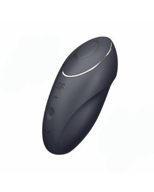 Кліторальний стимулятор - Satisfyer Tap & Climax 1 Grey Кліторальний стимулятор - Satisfyer Tap & Climax 1 Grey