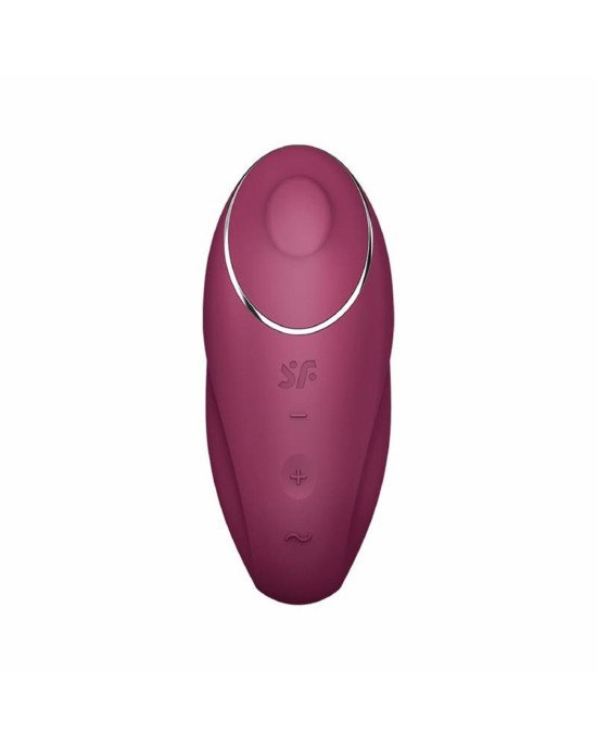 Кліторальний стимулятор - Satisfyer Tap & Climax 1 Red Кліторальний стимулятор - Satisfyer Tap & Climax 1 Red