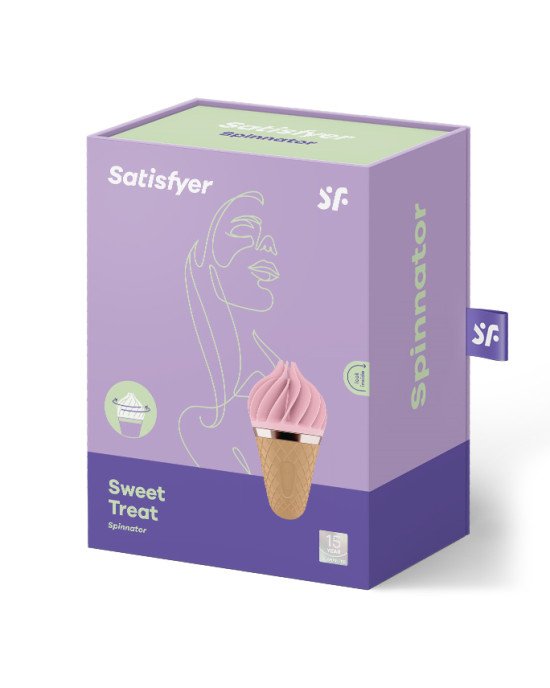 Кліторальний вібратор - Satisfyer Sweet Treat Pink Кліторальний вібратор - Satisfyer Sweet Treat Pink