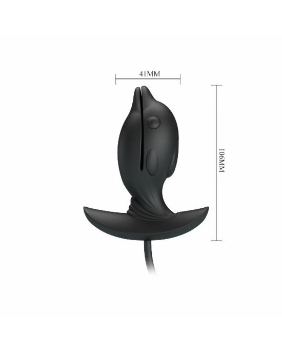 Анальна пробка - Pretty Love Hanson Anal Plug Black Анальна пробка - Pretty Love Hanson Anal Plug Black