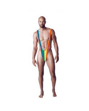 Чоловічі стрінги Rainbow Mankini One Size Чоловічі стрінги Rainbow Mankini One Size