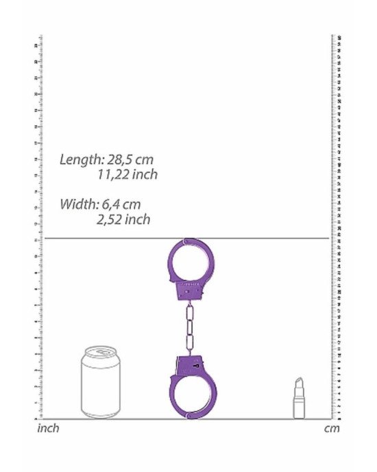 Наручники - Beginner's Handcuffs Purple