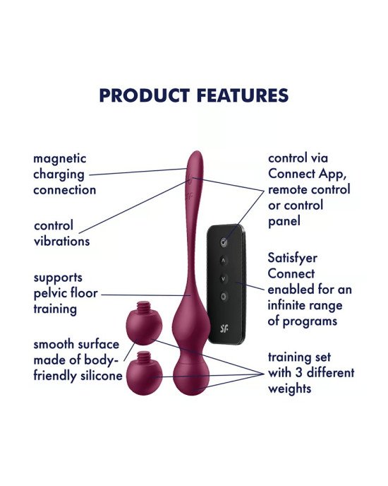 Вагінальні кульки - Satisfyer Love Birds Vary (App) Вагінальні кульки - Satisfyer Love Birds Vary (App)