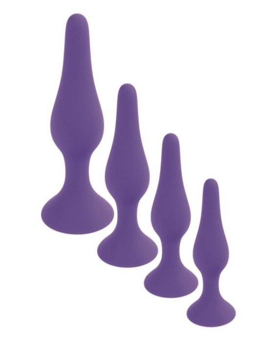Анальна пробка - Silicone Plug Purple Extra Large Анальна пробка - Silicone Plug Purple Extra Large