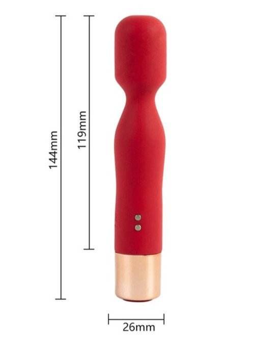 Вібромасажер - Massager USB Red 7 Functions Of Vibration Вібромасажер - Massager USB Red 7 Functions Of Vibration