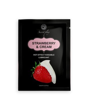 Лубрикант - Secret Play Strawberry & Cream, 10 мл Лубрикант - Secret Play Strawberry & Cream, 10 мл