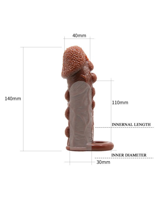 Насадка на член - Brave Men Penis Sleeve Flesh Насадка на член - Brave Men Penis Sleeve Flesh