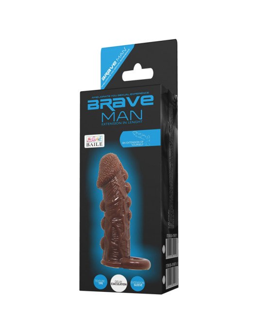 Насадка на член - Brave Men Penis Sleeve Flesh Насадка на член - Brave Men Penis Sleeve Flesh