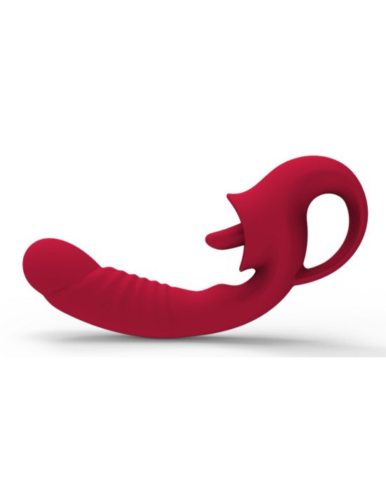 Вібратор - Rechargeable Licking Vibrator USB 10 Functions Вібратор - Rechargeable Licking Vibrator USB 10 Functions