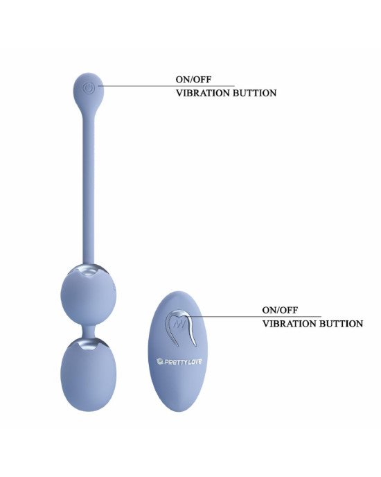 Вагінальні віброкульки - Pretty Love Willie Vibrating Kegel Balls Light Blue Вагінальні віброкульки - Pretty Love Willie Vibrating Kegel Balls Light Blue