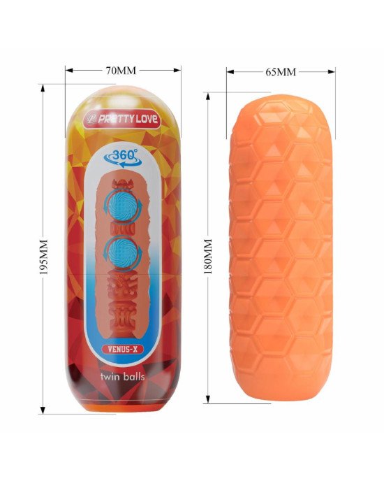 Мастурбатор - Pretty Love Venus-X Orange Мастурбатор - Pretty Love Venus-X Orange