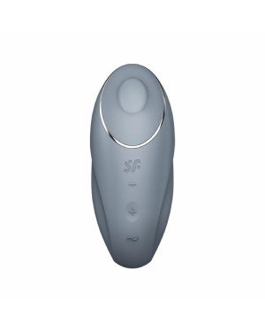 Кліторальний стимулятор - Satisfyer Tap & Climax 1 Bluegrey Кліторальний стимулятор - Satisfyer Tap & Climax 1 Bluegrey