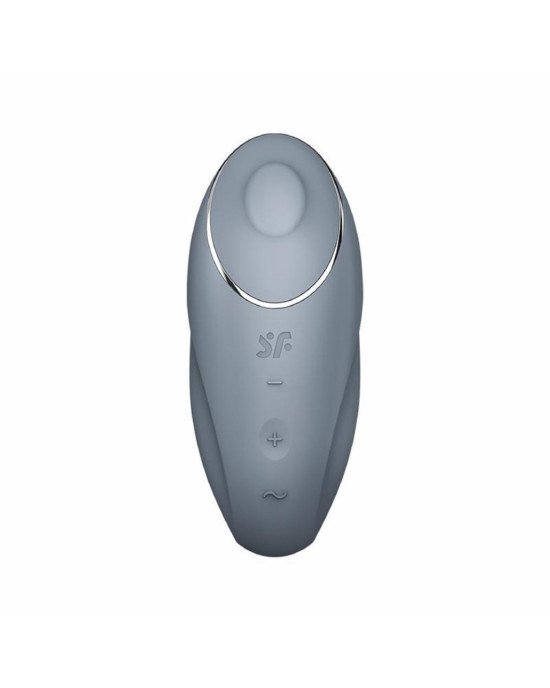 Кліторальний стимулятор - Satisfyer Tap & Climax 1 Bluegrey Кліторальний стимулятор - Satisfyer Tap & Climax 1 Bluegrey