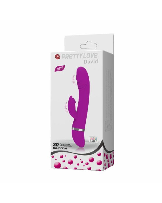 Вібратор - Pretty Love David Vibrator Purple Вібратор - Pretty Love David Vibrator Purple
