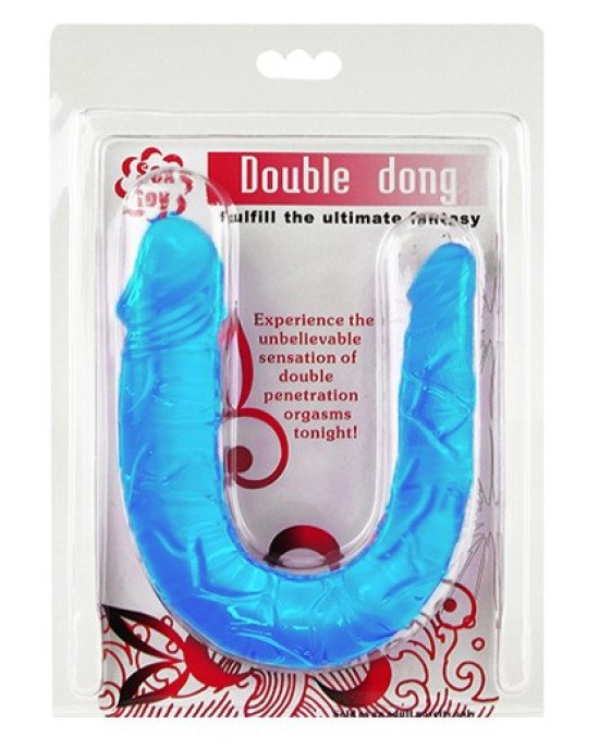 Двосторонній фалоімітатор - Double Dong Dildo Blue Двосторонній фалоімітатор - Double Dong Dildo Blue