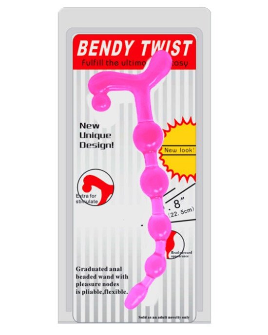 Анальный стимулятор Anal Beads Pink 23/201mm Анальный стимулятор Anal Beads Pink 23/201mm