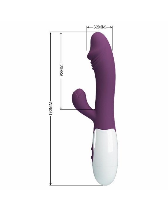 Вібратор - Pretty Love Snappy Vibrator Dark Purple Вібратор - Pretty Love Snappy Vibrator Dark Purple