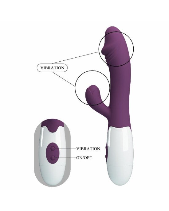 Вібратор - Pretty Love Snappy Vibrator Dark Purple Вібратор - Pretty Love Snappy Vibrator Dark Purple
