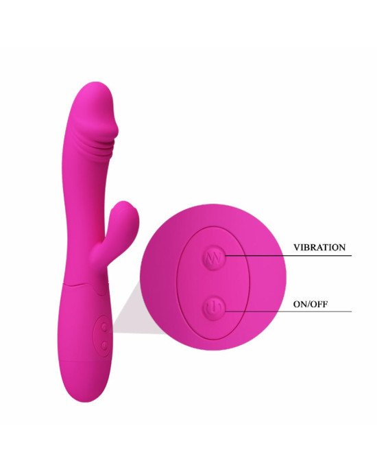 Вібратор - Pretty Love Snappy Vibrator Pink Вібратор - Pretty Love Snappy Vibrator Pink