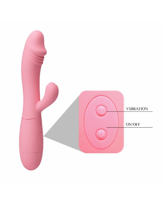 Вібратор - Pretty Love Snappy Vibrator Light Pink Вібратор - Pretty Love Snappy Vibrator Light Pink