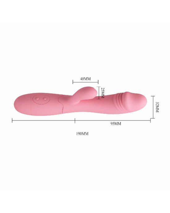 Вібратор - Pretty Love Snappy Vibrator Light Pink Вібратор - Pretty Love Snappy Vibrator Light Pink