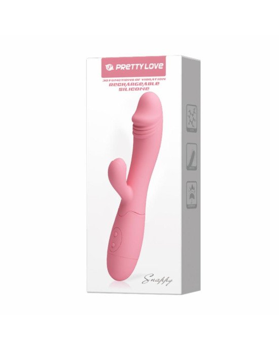 Вібратор - Pretty Love Snappy Vibrator Light Pink Вібратор - Pretty Love Snappy Vibrator Light Pink