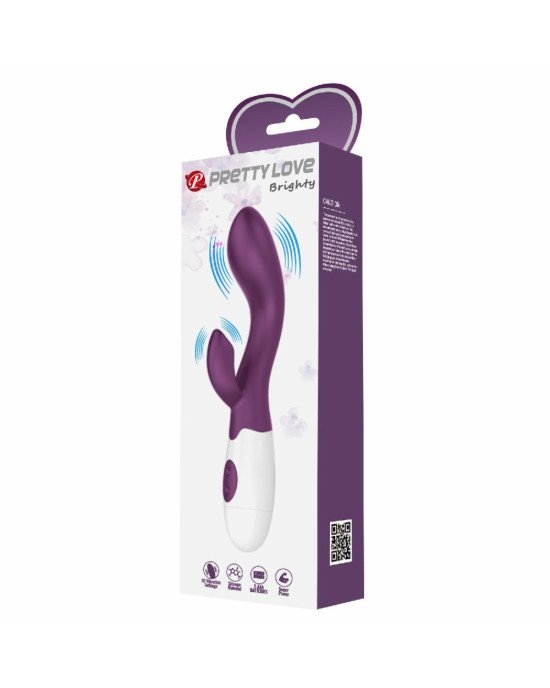 Вібратор - Pretty Love Brighty Vibrator Dark Purple Вібратор - Pretty Love Brighty Vibrator Dark Purple